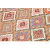 Tappeto Kilim Afghanistan 151x149 Blu Scuro Ara