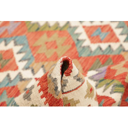 Tappeto Kilim Afghanistan 150x150 Crema Beige A