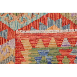 Tappeto Kilim Afghanistan 149x154 Rosso Arancio