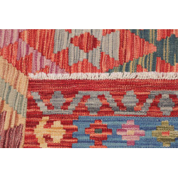 Rug Kilim Afghanistan 154x156 Red Blue Orange P