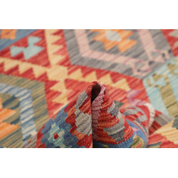 Rug Kilim Afghanistan 154x156 Red Blue Orange P