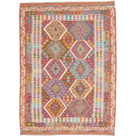 Rug Kilim Afghanistan 150x203 Burnt Orange Terr