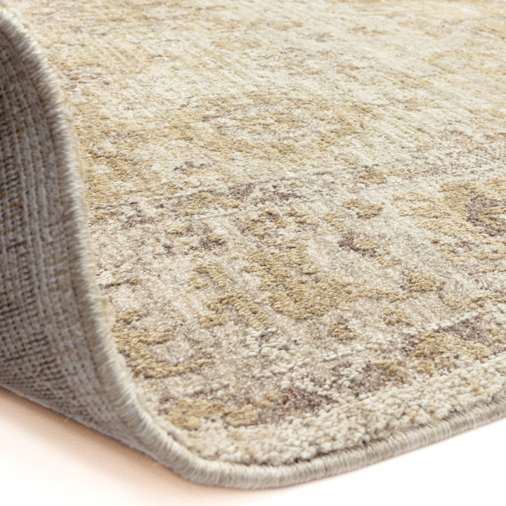 Tappeto Heriz floreale beige e tortora 120x160 c