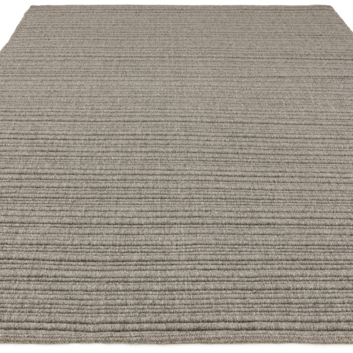 Rug Ravine plain grey silver 160x230 cm