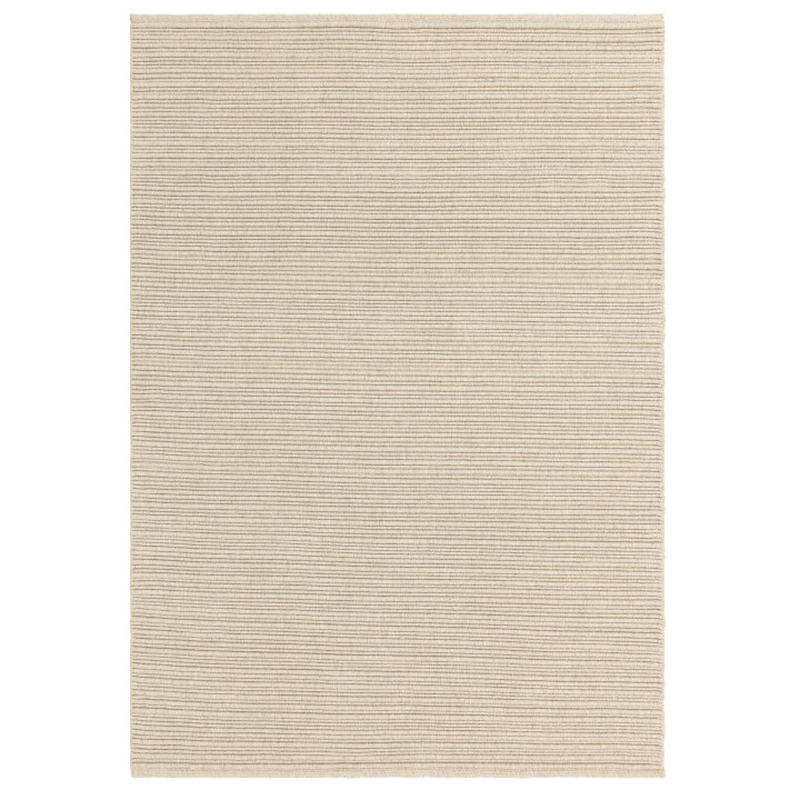 Tappeto Ravine tinta unita crema 200x290 cm