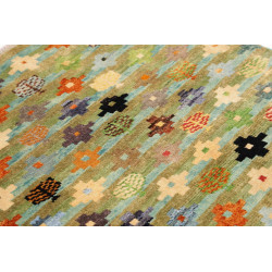 Tappeto Gabbeh Marrakech Pakistan 93x151 Verde