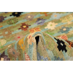 Tappeto Gabbeh Marrakech Pakistan 93x151 Verde