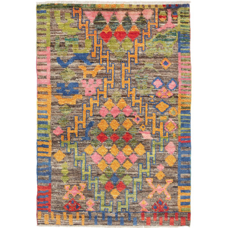Tappeto Gabbeh Marrakech Pakistan 99x142 Marron