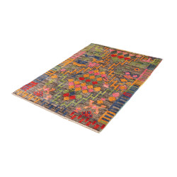 Tappeto Gabbeh Marrakech Pakistan 99x142 Marron