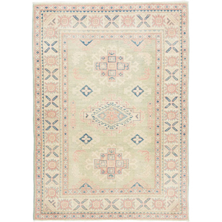 Tappeto Kazak Afghanistan 99x138 Verde Salvia