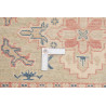 Tappeto Kazak Afghanistan 99x147 Verde Salvia