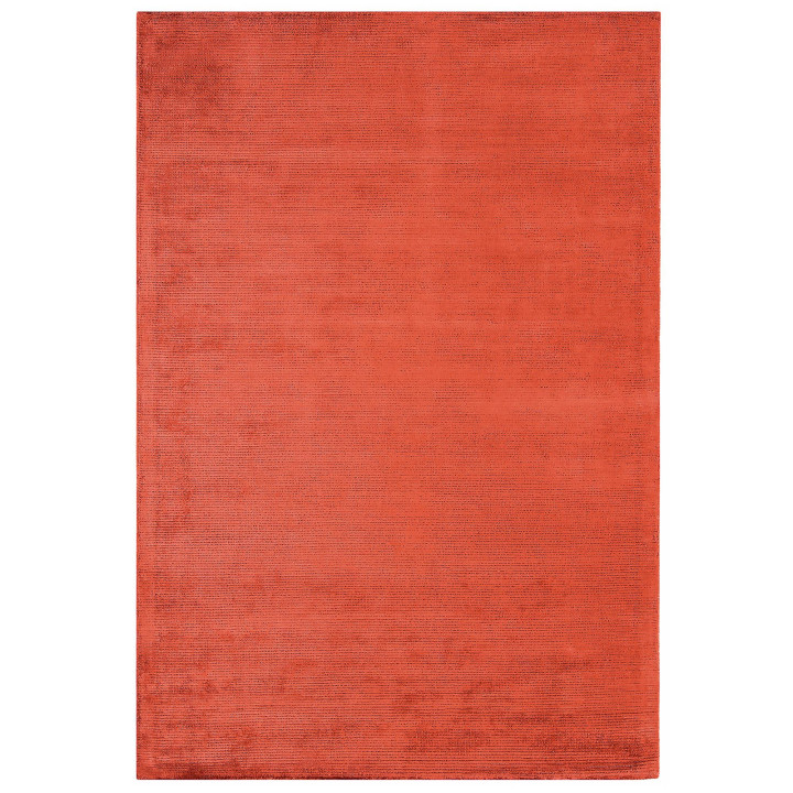 Tappeto Reko tinta unita rosso e mattone 200x300