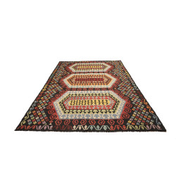 Kilim 201x289 Cm Kilim Afgano In Lana Cardata A Mano