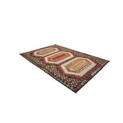 Kilim 201x289 Cm Kilim Afgano In Lana Cardata A Mano