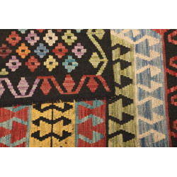 Kilim 201x289 Cm Kilim Afgano In Lana Cardata A Mano