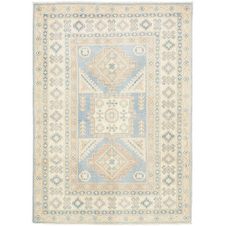 Tappeto Kazak Afghanistan 104x145 Blu Cielo