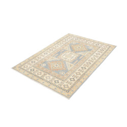 Tappeto Kazak Afghanistan 104x145 Blu Cielo