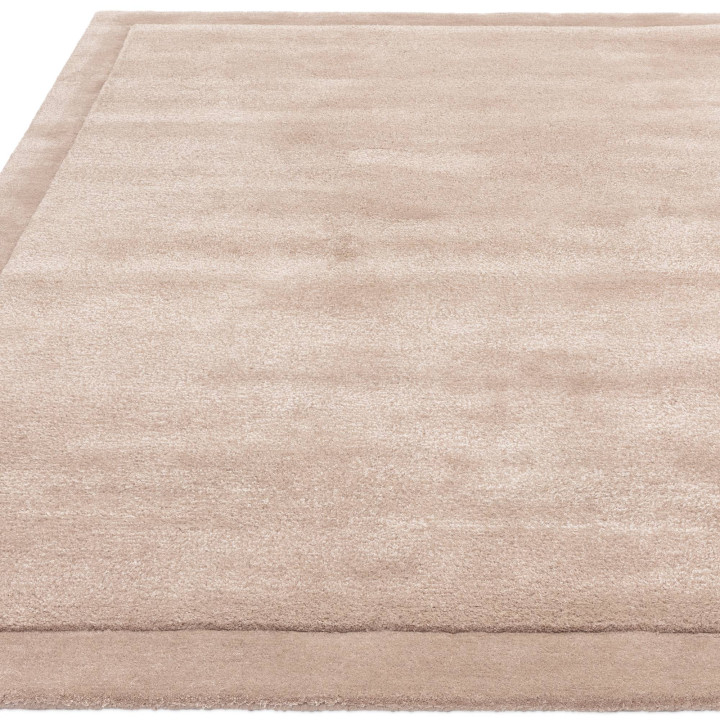Tappeto Rise tinta unita beige e tortora 120x170