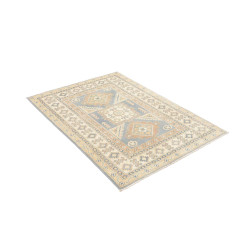 Tappeto Kazak Afghanistan 104x145 Blu Cielo