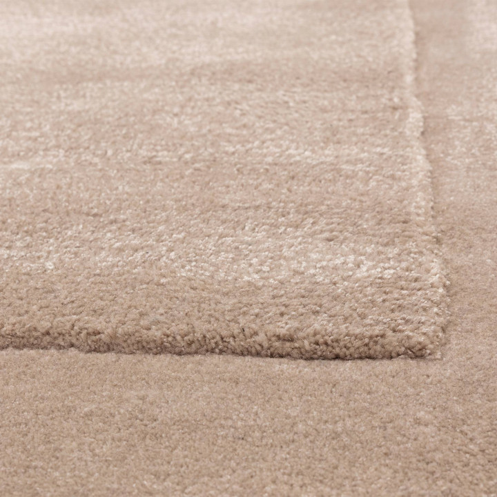 Tappeto Rise geometrico beige e tortora 160x230