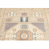 Tappeto Kazak Afghanistan 102x150 Beige Crema