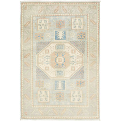 Tappeto Kazak Afghanistan 100x150 Celeste Beige