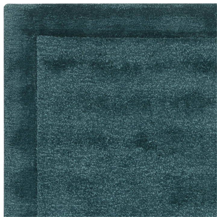 Tappeto Rise tinta unita blu petrolio e azzurro