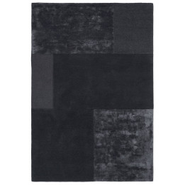 Rug Tate Tonal Textures geometric dark grey ligh