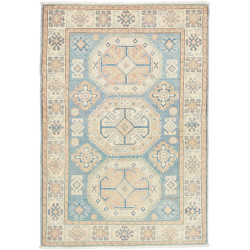 Tappeto Kazak Afghanistan 102x153 Blu Cielo