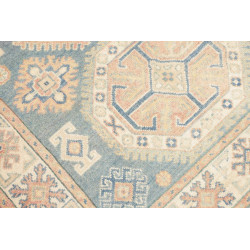 Tappeto Kazak Afghanistan 102x153 Blu Cielo