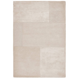 Tappeto Tate Tonal Textures geometrico crema e b