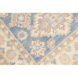 Tappeto Kazak Afghanistan 104x149 Blu Crema