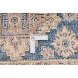 Tappeto Kazak Afghanistan 104x149 Blu Crema