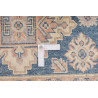 Tappeto Kazak Afghanistan 104x149 Blu Crema