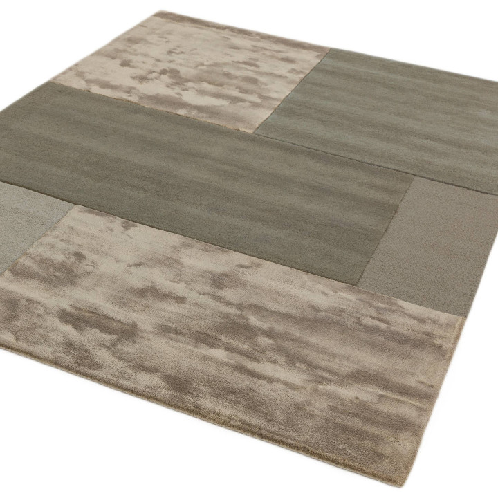 Rug Tate Tonal Textures geometric grey taupe 120