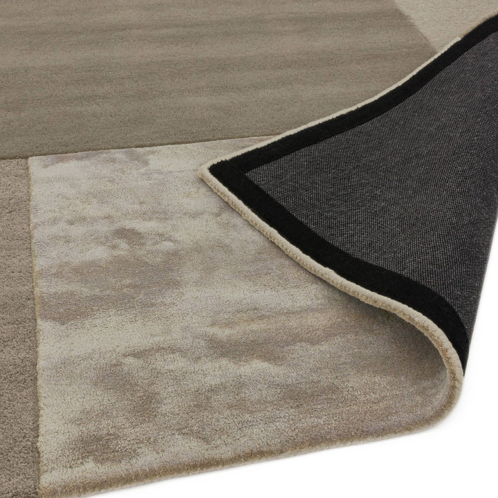 Tappeto Tate Tonal Textures geometrico grigio e