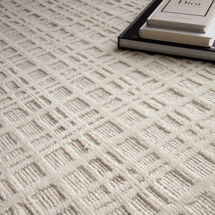 Rug Thatch geometric cream off-white 160x230 cm