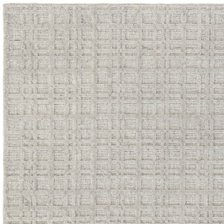 Rug Thatch geometric light grey silver 120x170 c
