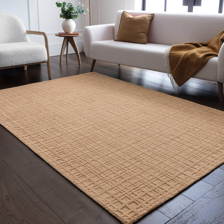 Rug Thatch geometric beige sand 160x230 cm