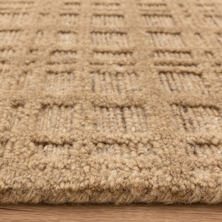Rug Thatch geometric beige sand light taupe 200x