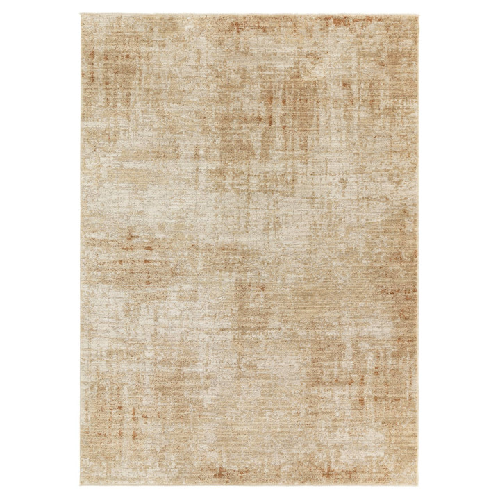 Tappeto Heriz astratto beige e sabbia 120x160 cm
