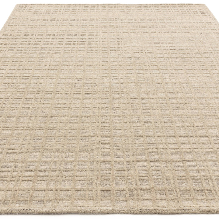 Tappeto Thatch geometrico beige e tortora 200x29