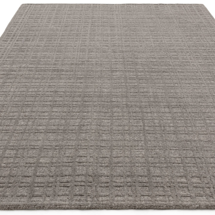 Rug Thatch geometric taupe brown greyish beige 1