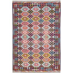 Tappeto Kilim Afghanistan 166x252 Blu Scuro