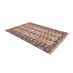 Tappeto Kilim Afghanistan 166x252 Blu Scuro
