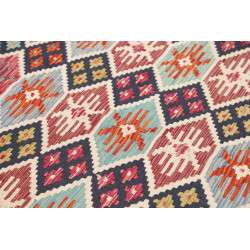 Tappeto Kilim Afghanistan 166x252 Blu Scuro