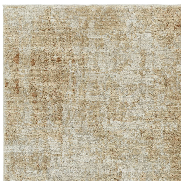 Tappeto Heriz astratto beige e sabbia 120x160 cm