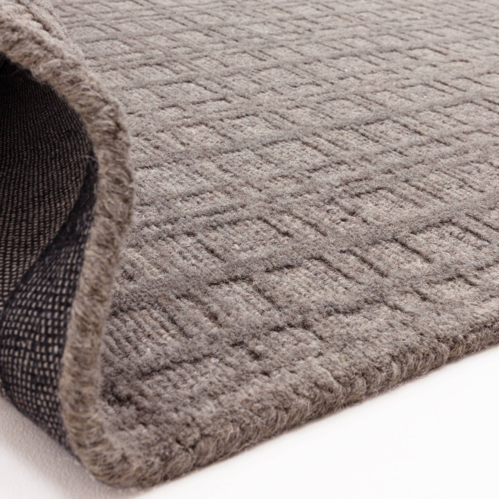 Tappeto Thatch geometrico marrone e tortora 200x