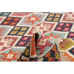 Tappeto Kilim Afghanistan 166x252 Blu Scuro