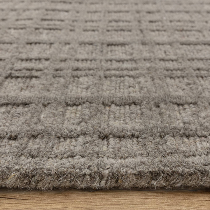 Tappeto Thatch geometrico marrone e tortora 200x